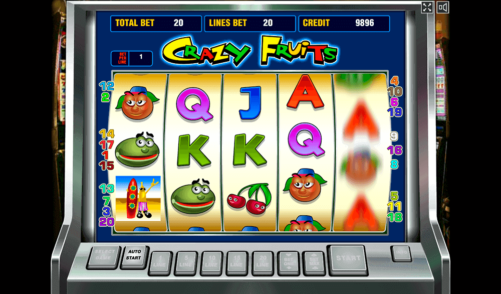 Автоспины в Crazy Fruits